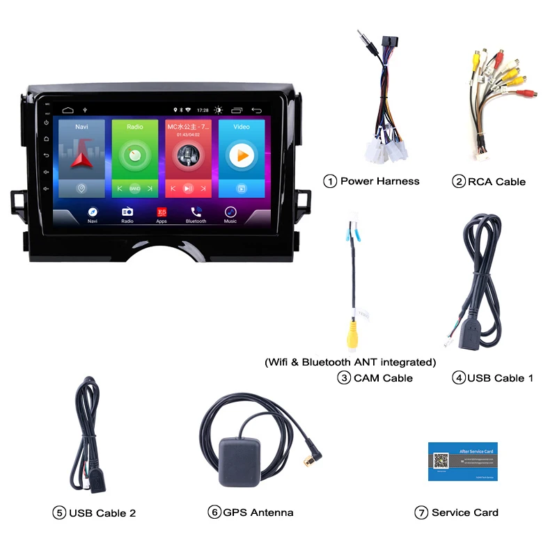 Cheap Car Android 8.1 Multimedia Player for TOYOTA Reiz 2010-2018 GPS Navigation Device USB bluetooth steering wheel control support 4