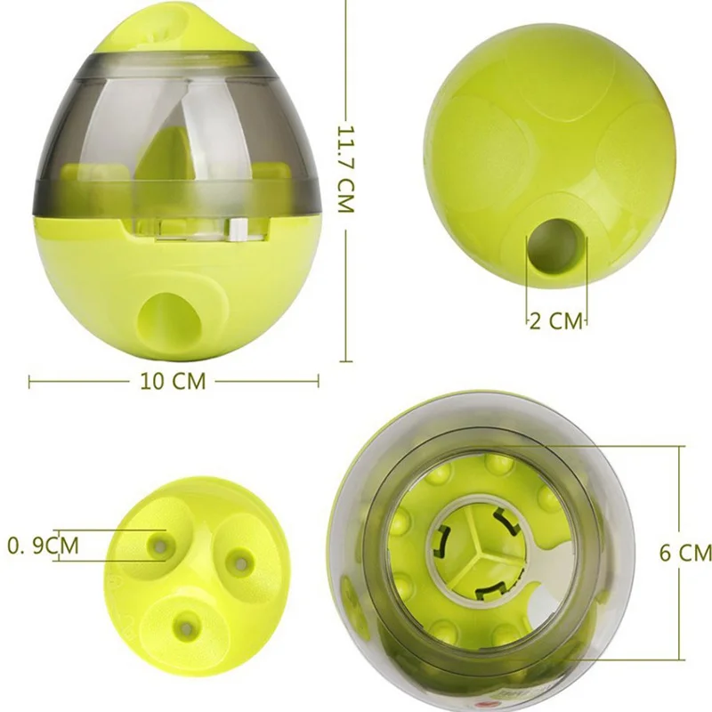 Кошка для собаки мячик для корма стакан с отверстием игрушечная еда дозирующая жевательная игрушка дозатор корма шары-неваляшки обучающая головоломка погремушки