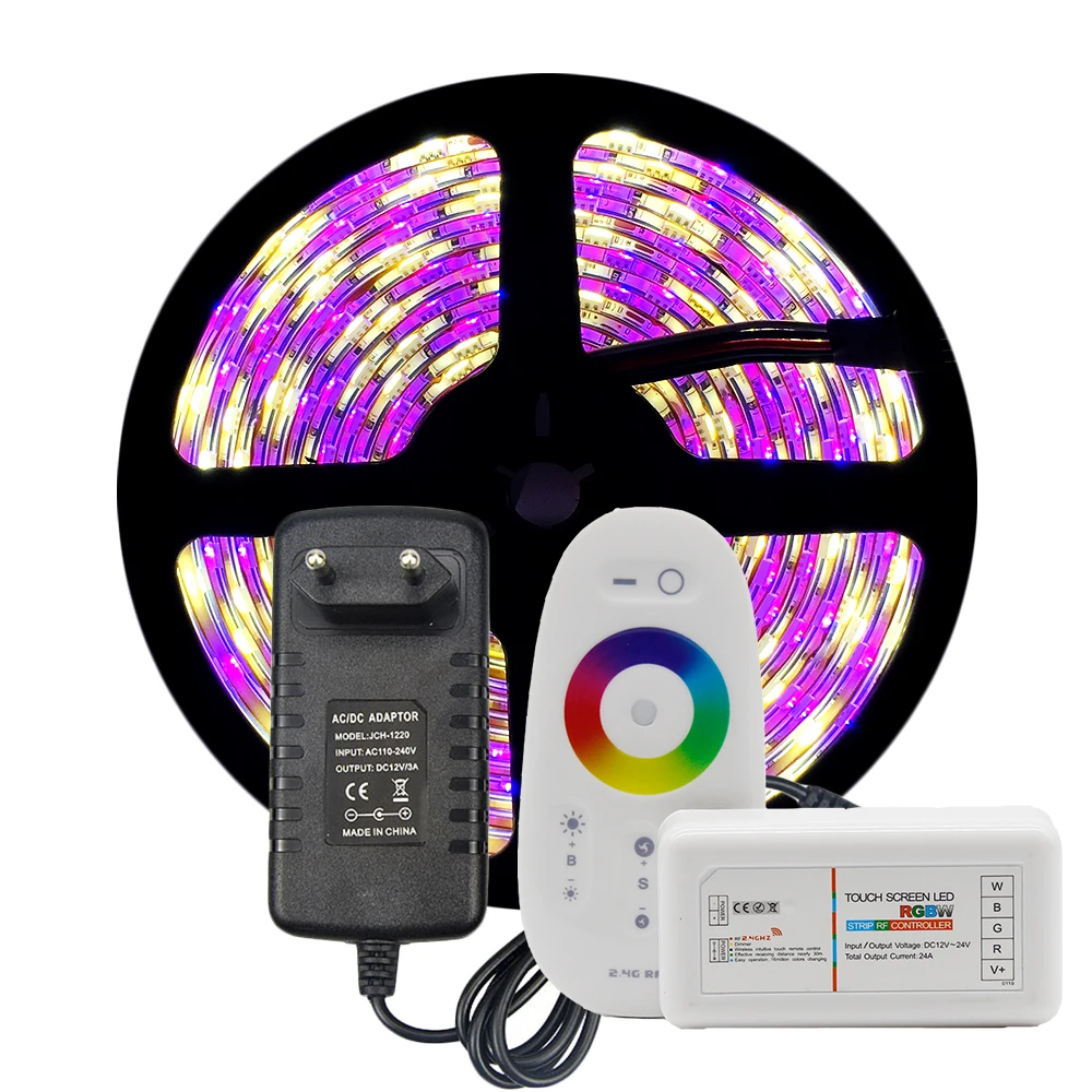 Комплект 5 М 5050 RGB/RGBW/RGBWW 300 светодиодный s ленты Гибкие светодиодные набор 2 4G