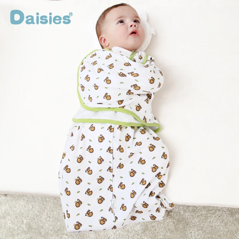 Swaddleme cotton infant parisarc newborn thin baby wrap envelope