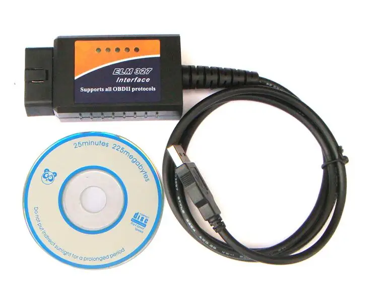 ELM327 ELM327 OBD 2 OBD2 OBD II OBDII USB Car Diagnostic Scanner