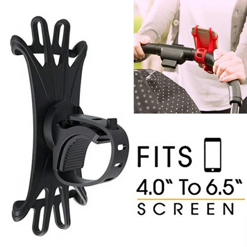 Аксессуары для детской коляски Универсальный мобильный силиконовый держатель телефона мотоцикл велосипедный держатель для iPhone gps устройства