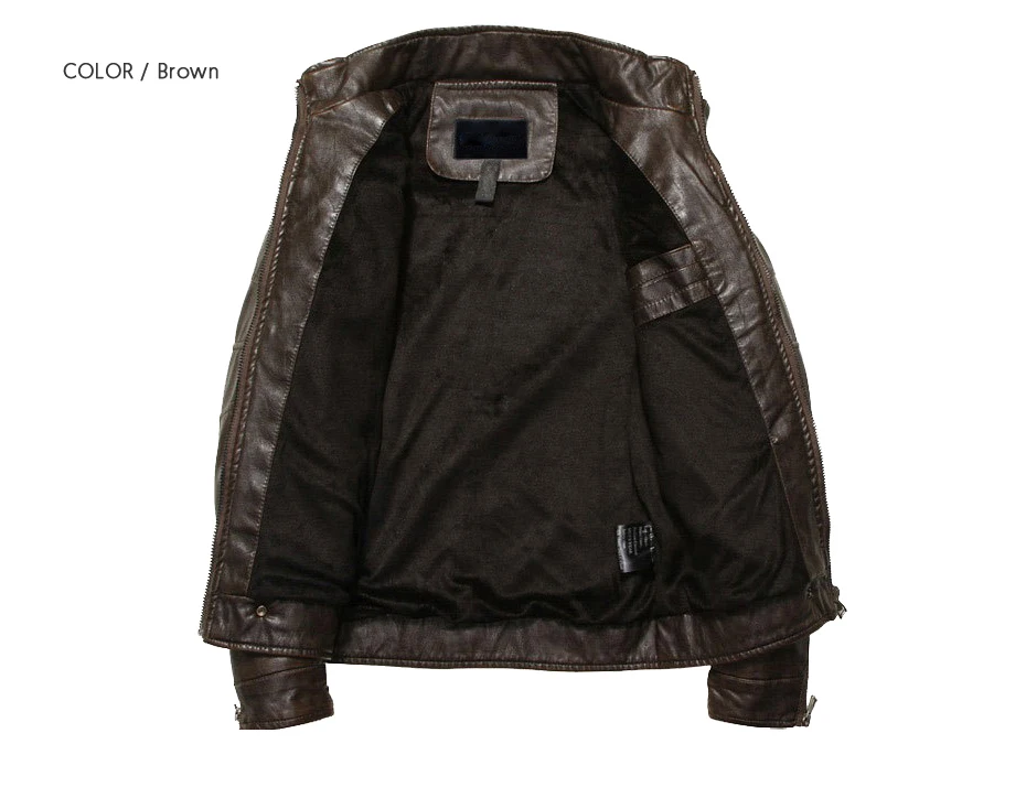 leather jacket men motorcycle