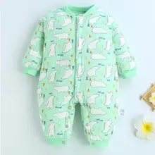 Мягкая цельная хлопковая стеганая куртка с рисунком