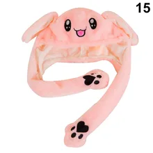 1 шт., шапка с заячьими ушками, милая плюшевая подушка безопасности, подарок для детей, детей, девочек TY66