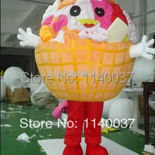 Талисман icecream еда талисман костюм на заказ Необычные платья для косплея наборы мультфильм персонаж карнавальный костюм необычный костюм