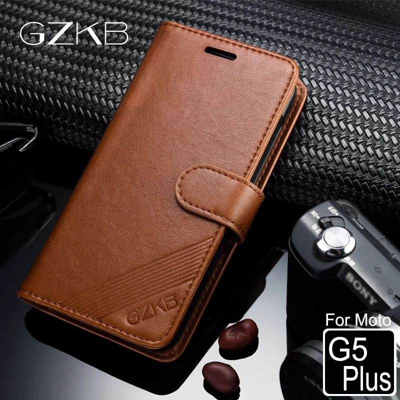For Motorola Moto G5 Plus Case Cover GZKB Luxury PU