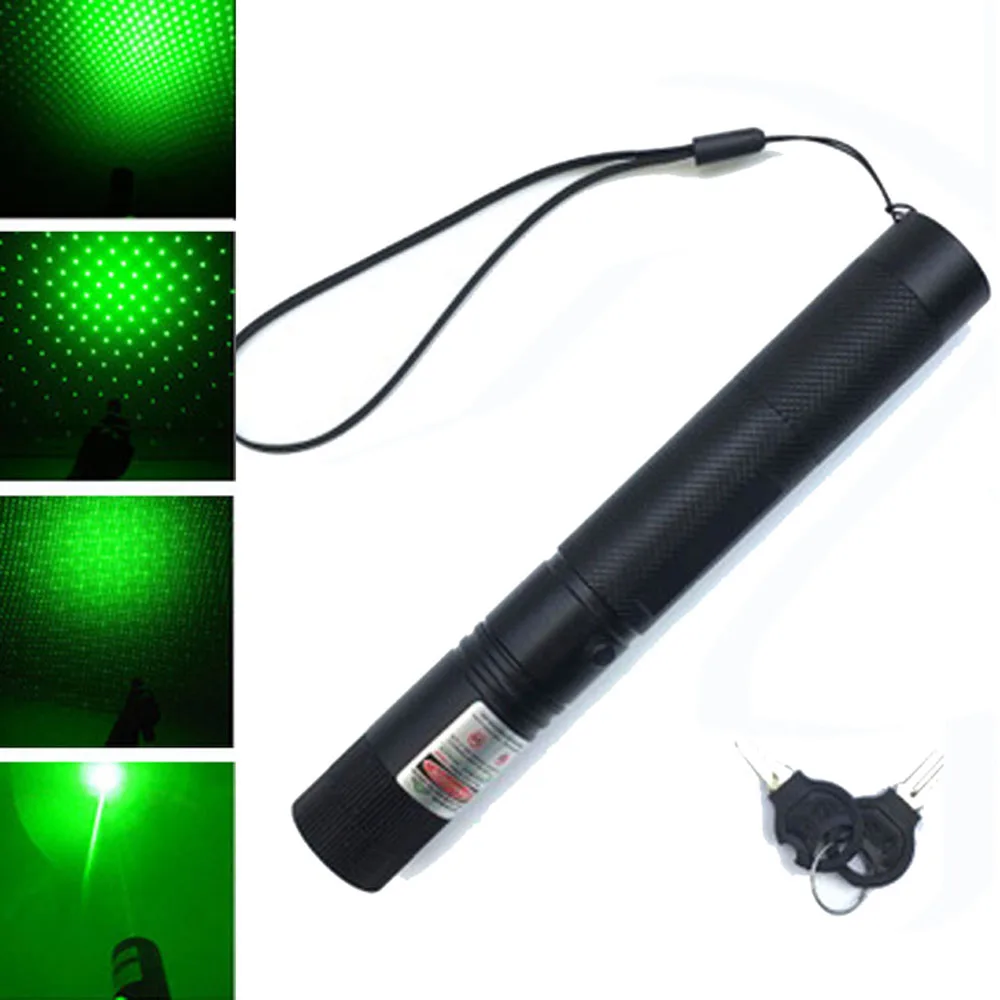 

High Power Blue Red Green Laser Pointer Adjustable laser Pen 303 Continuous Line 500 to1000 meters Laser range