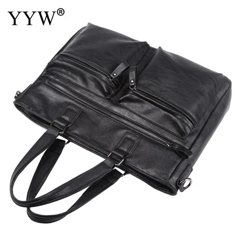 الرجال حقائب بو جلد رجل حقيبة كتف الذكور الكمبيوتر التجارية حقيبة يد للحاسوب المحمول Crossbody أكياس حقيبة ساعي بريد للرجال حقائب