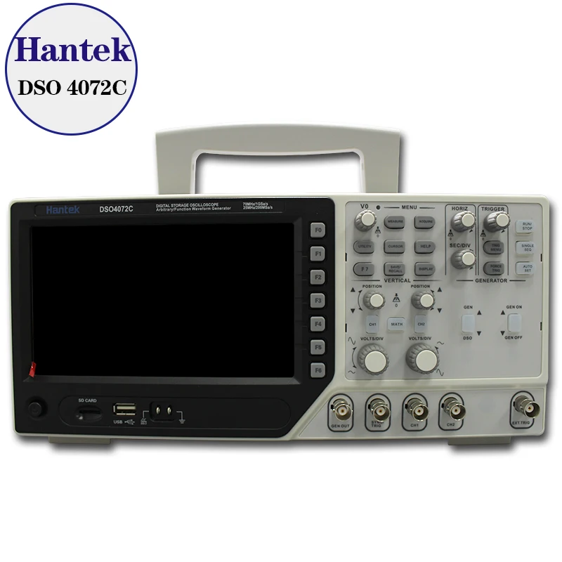 Двухканальный цифровой осциллограф Hantek DSO4072C 1 канальный