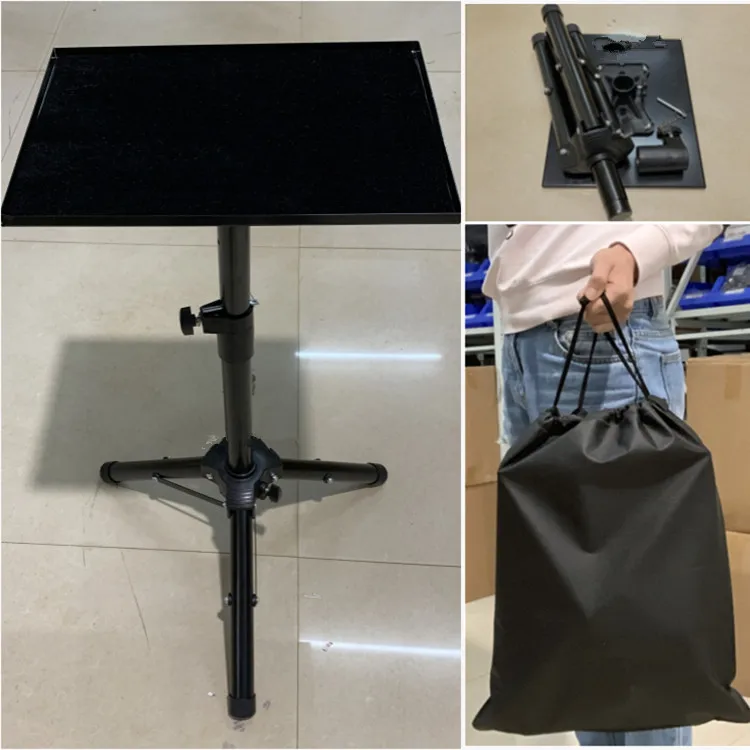 Metal Black Tripod Magic Table Tricks Magician's Stage Close Up Street Accessories Height Adjustable Easy To Carry | Игрушки и хобби