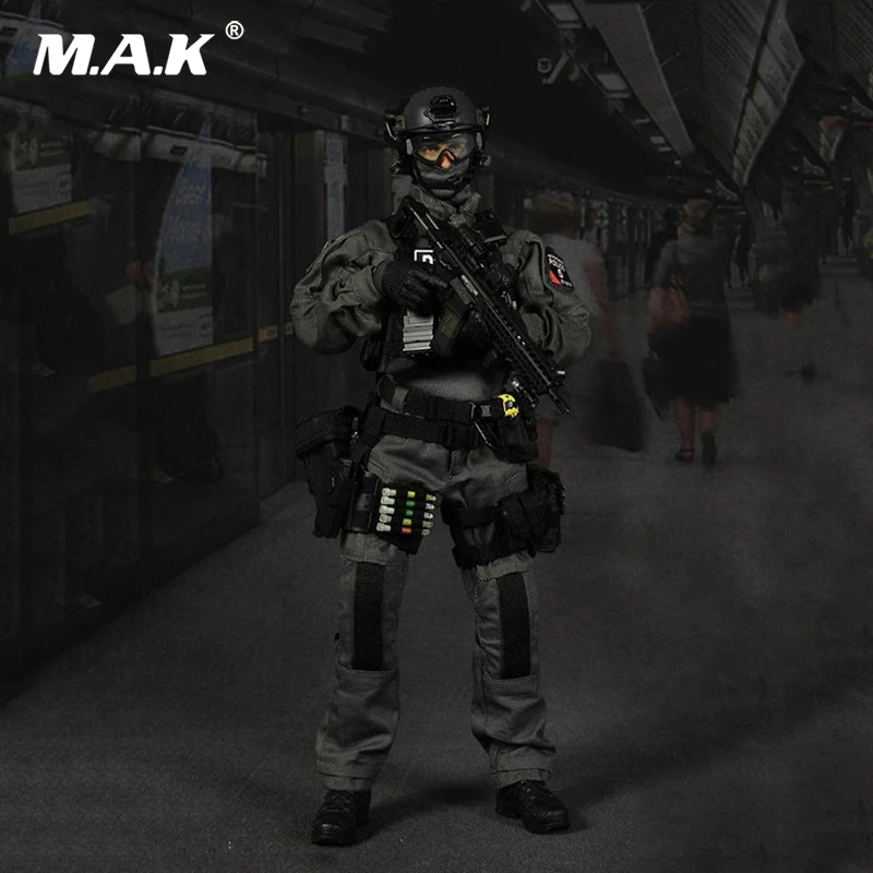 

For Collection 1:6 SCO19 Man Action Figure Full Set Easy Simple ES 26017 British Special Police Figure doll Toy full set