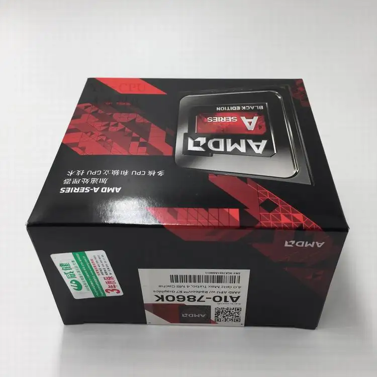 Amd Apu A10 7860k Cpu Processor Boxed With Radiator Quad Core 3 6ghz 4mb Socket Fm2 Cache With Radeon R7 Desktop New Amd Apu A10 Apu A10cpu Processor Aliexpress
