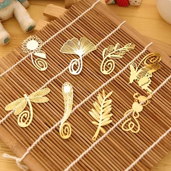 

1Pack New Mini Metal Bookmark Chinese style Bookmark Stationery Student School Office Gift Bookmarks E0422