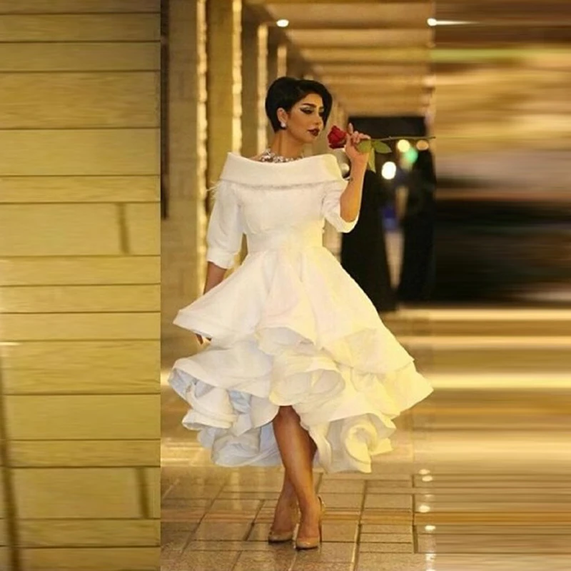 Plus-Size-Wedding-Dresses-Arabia-A-Line-Wedding-Dress-Sleeves-Long-2016-Vestido-De-Noiva-Pleat (1)