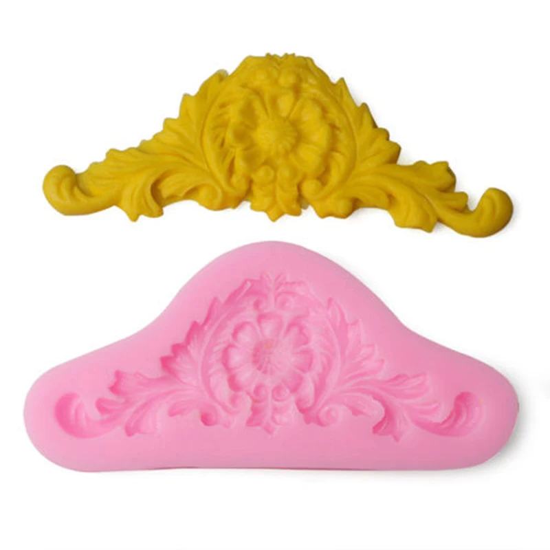 1PC Pink Silicone Emboss Figure Cake Mold For DIY Handmade Fondant