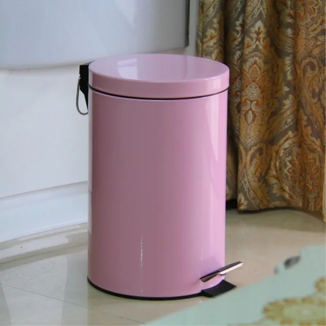 Voorzichtig Cumulatief sla Free shipping fashion creative living room large pink IKEA kitchen room  stainless steel pedal bin|bin green|steel waste binsteel cylinder -  AliExpress