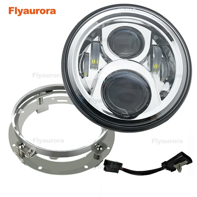 

For Honda Car/Motos Accessories 7" headlight motorcycle 7 inch led headlamp for Honda CB550 2015 Freewheeler Trike