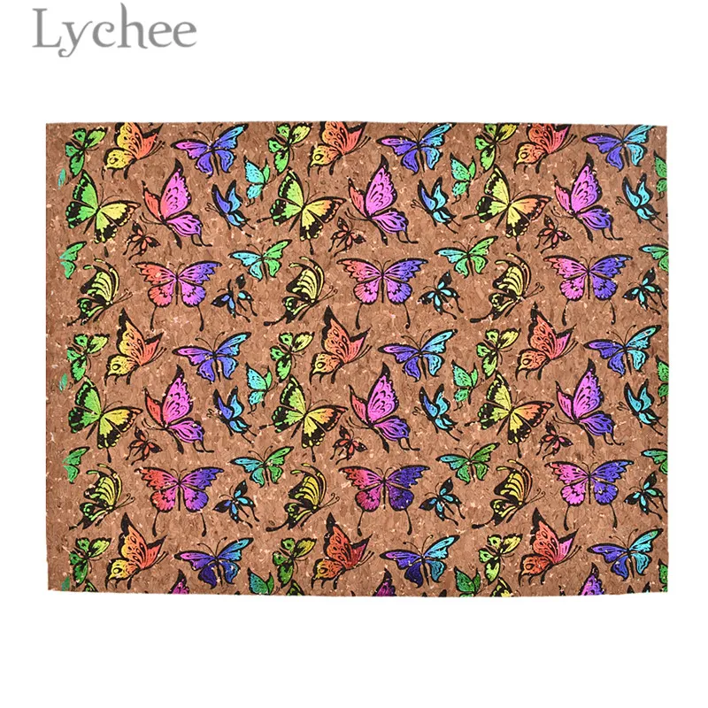 Lychee Life 29x21 см A4 винтажный мягкий пробковый материал высокое качество шитье Синтетическая Кожа DIY материал для сумок одежды