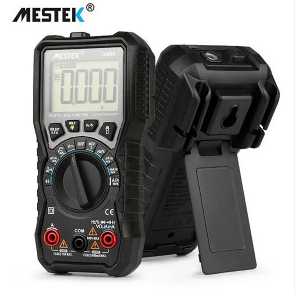 

MESTEK DM90 Mini Multimeter Digital Multimeter Automatic Range Tester Multimeter Multi-meter Multi-function rm102 Hot Sale