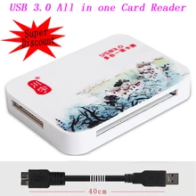 All in one Super Speed 5Gbps USB 3.0 SD Micro SD SDXC SDHC TF MS CF TF Card Reader Adapter For PC Laptop up to 256GB