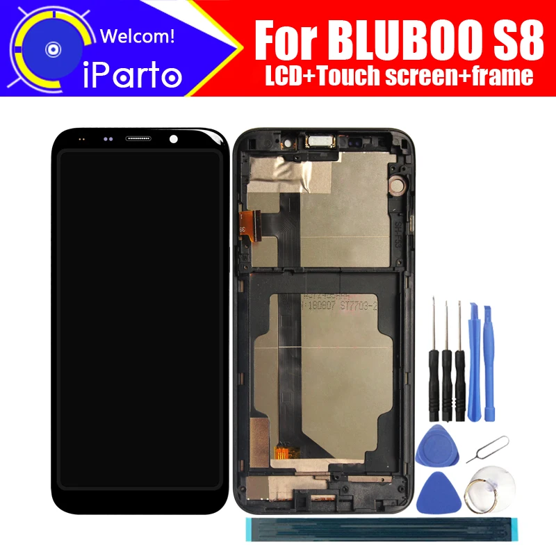 

5.7 inch BLUBOO S8 LCD Display+Touch Screen Digitizer+Frame Assembly 100% Original LCD+Touch Digitizer for BLUBOO S8