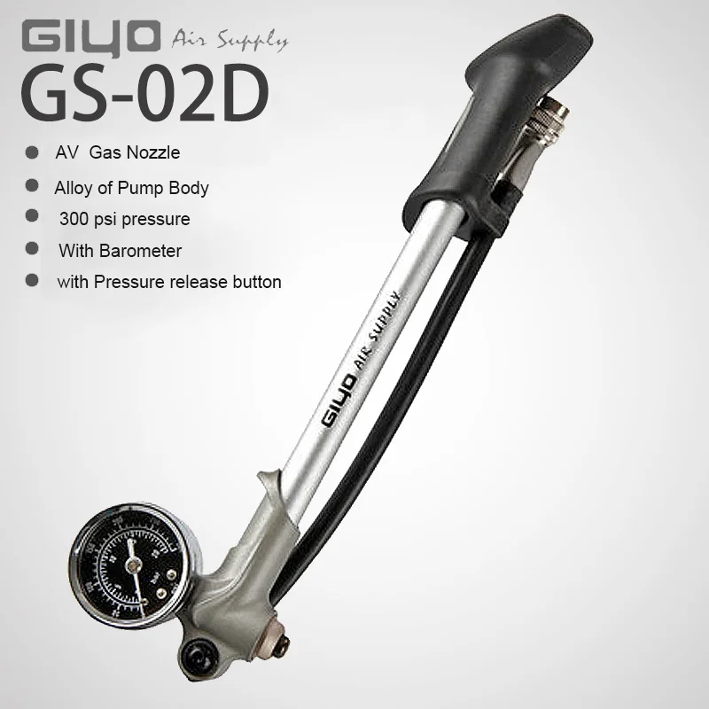 GIYO GS02D 300psi высокий ударный шок Мини Портативный велосипед езда Велоспорт оборудование надувной насос