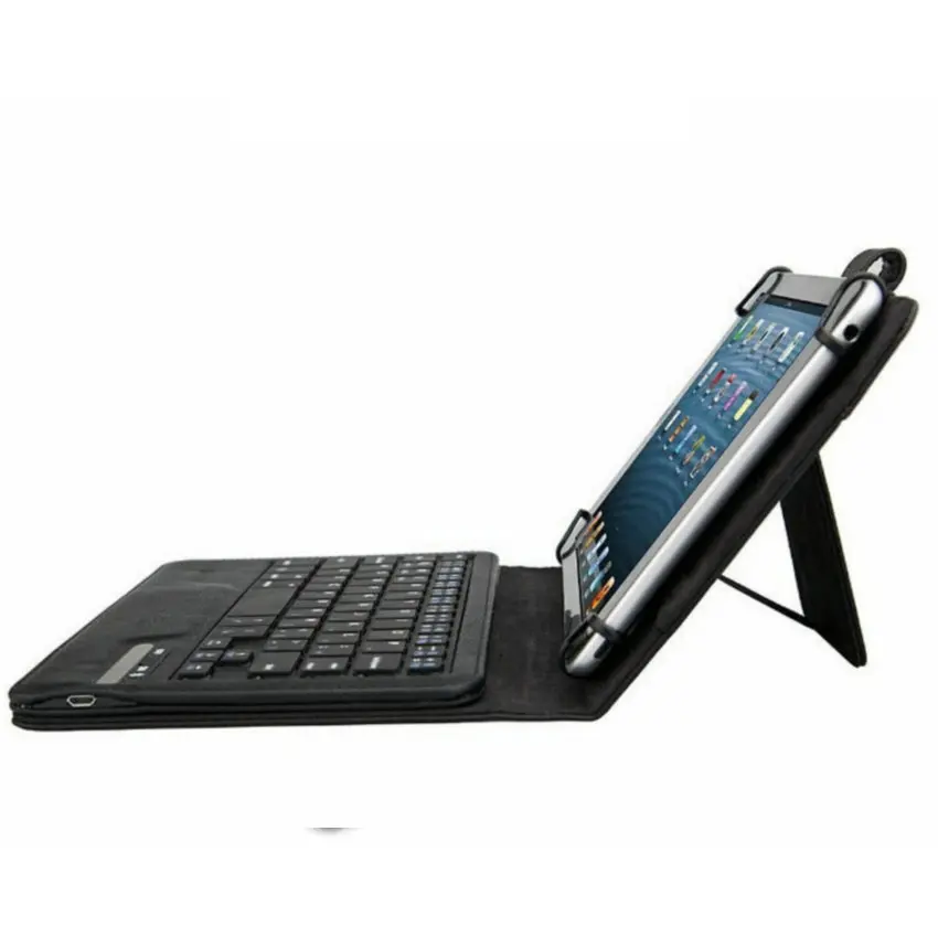Detachable Bluetooth Keyboard With Tablet Case PU Stand Cover 7inch