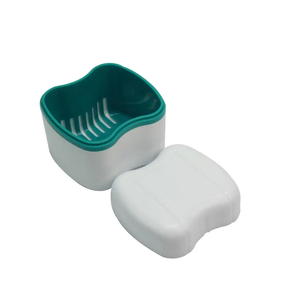 Здоровья Стоматологическое отбеливание зубов протез отбеливание очистки случаи накладные емкость для хранения вставной челюсти коробка