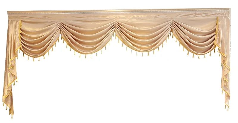 Curtains for Living Room Valance Swag Lambrequin for ...