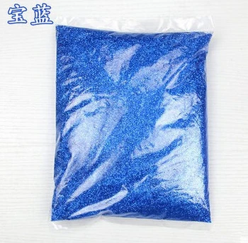 

Hot sale Normal Series Shiny Blue Flash glitter pigment Powder,Cosmetic Eye shadow material DIY Nail Art Decoration, 500g/bag.