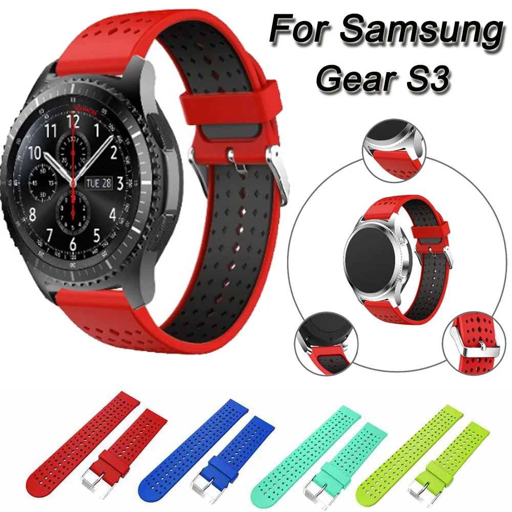 Ромбовидный силиконовый спортивный ремешок для Samsung Gear S3 Frontier/классические