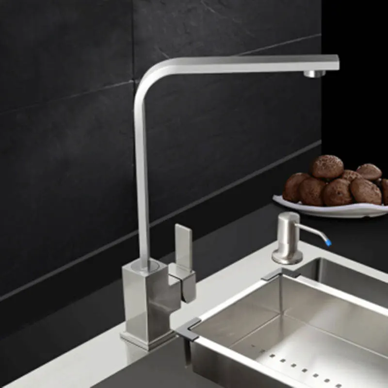 

Kitchen Faucets Hot and Cold Water Mixer Pure Water Tap 304 Stainless Steel Faucets 360 degree