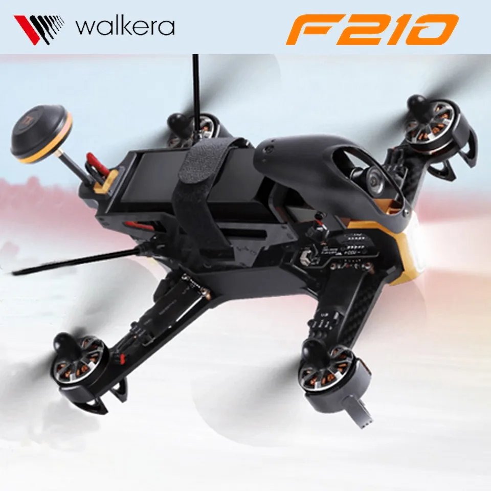 Профессиональный Дрон-гонщик Walkera F210 с камерой 700TVL 5,8G FPV RTF RC Квадрокоптер с передатчиком DEVO 7