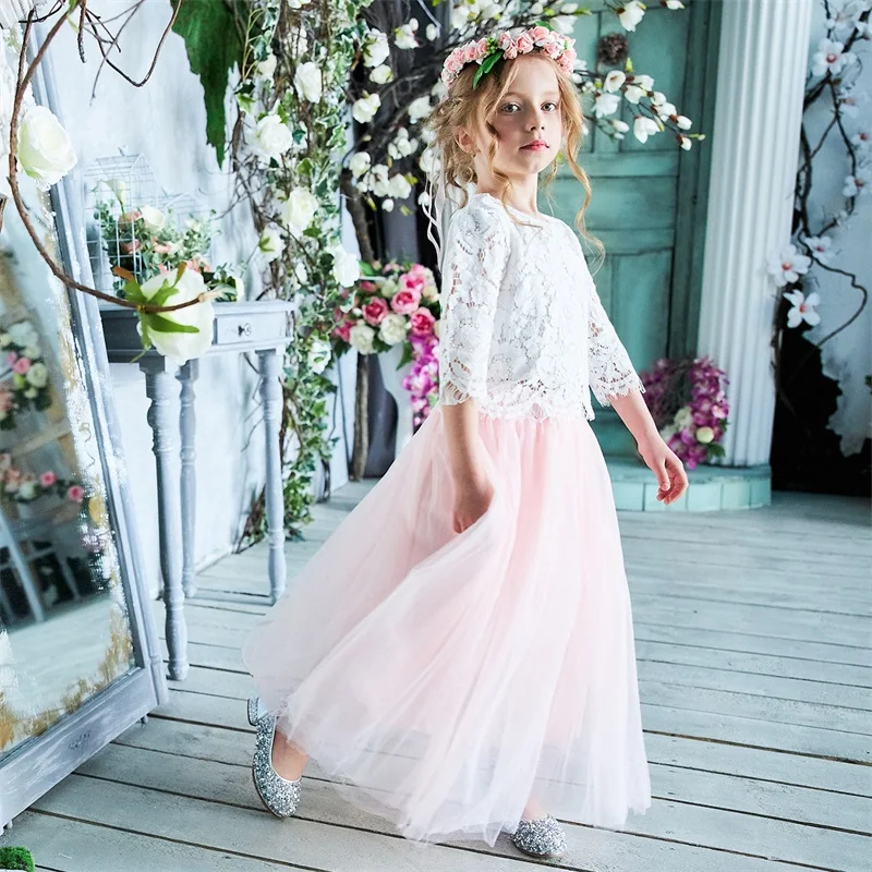 

Little Girls Dresses for Party and Wedding Summer 2019 Kids Dresses Girls Tutu Children's Princess Lace Dress Vestidos