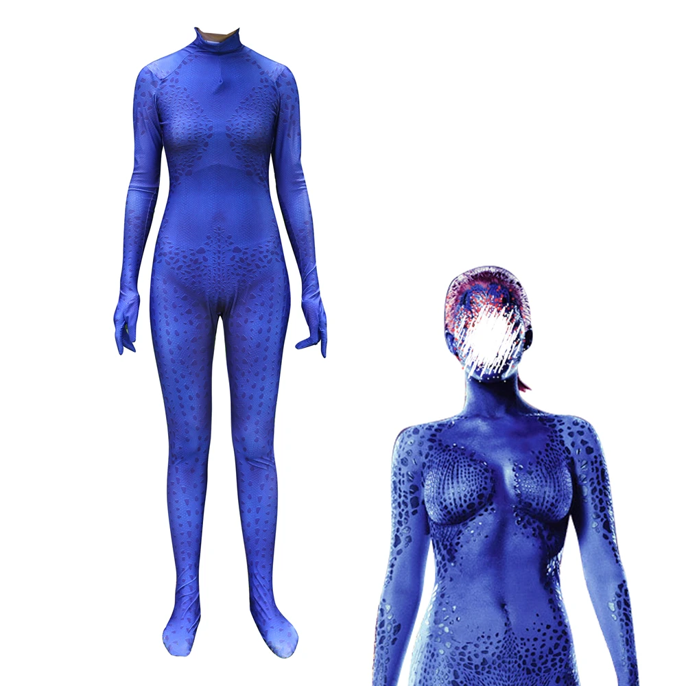 

Movie X-MEN Raven Darkholme Mystique Cosplay Costume Zentai Bodysuit Suit Jumpsuits halloween costumes for Women