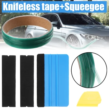 

Mayitr 1set 10M Finish Line Cutting Tape + Squeegee Kit For Car Vinyl Wrapping Film Tool Accessories