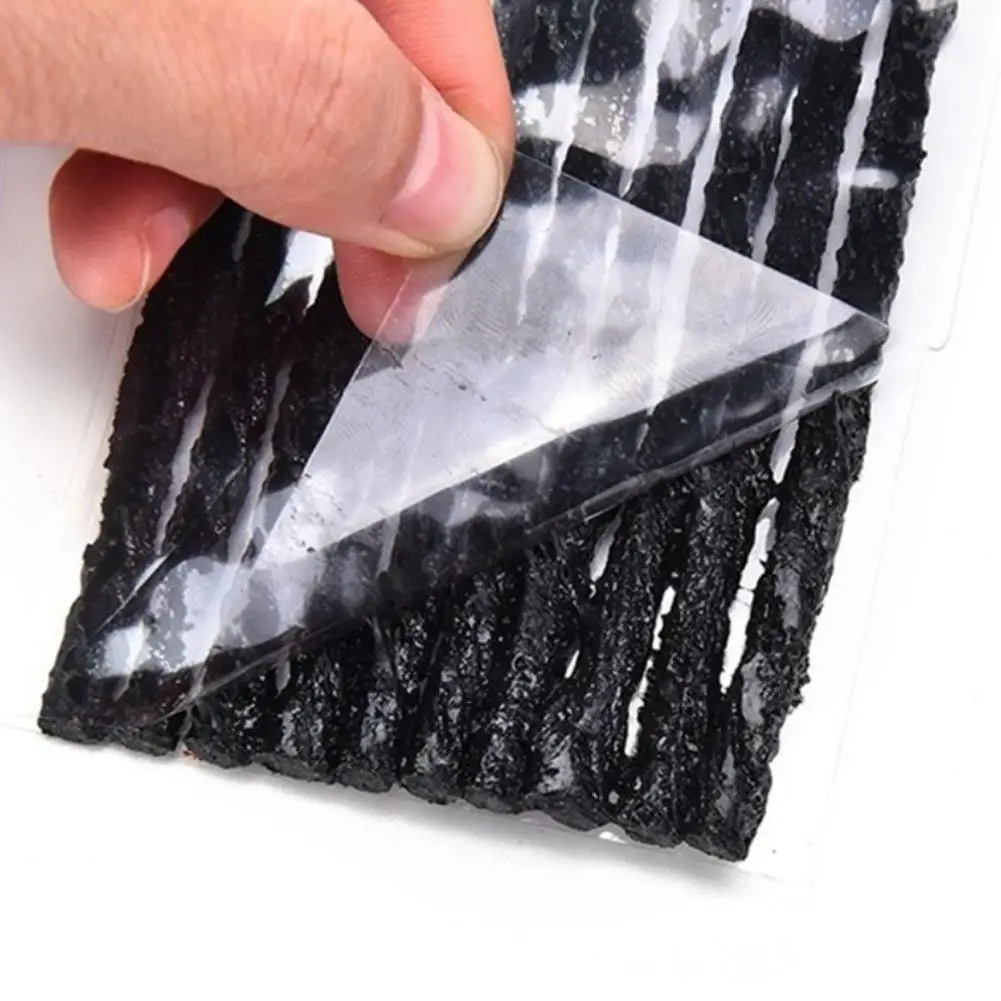 Black 10Pcs/Set Tubeless Seal Rubber Strip Plug Bike Car Tyre Repair Recovery Tools For Tire Puncture GTV4628 Black 10Pcs/Set Tubeless Seal Rubber Strip Plug Bike Car Tyre Repair Recovery Tools For Tire Puncture GTV4628