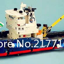 3370 Technic серия Океанский исследователь модель строительные блоки Набор совместимый 42064 классический корабль-Стайлинг игрушки для детей