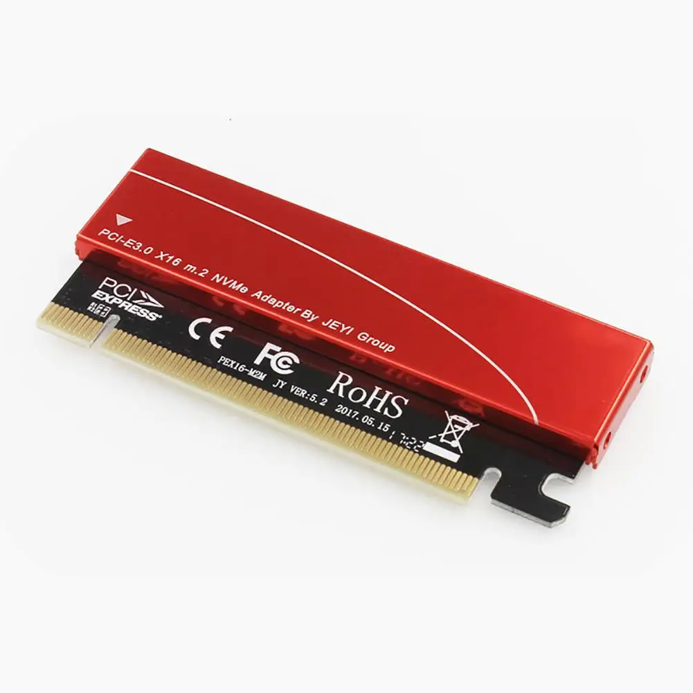 

Computer NVMe M.2 to PCIE 3.0 X16 Adapter Expansion Card + Heat Dissipation Case