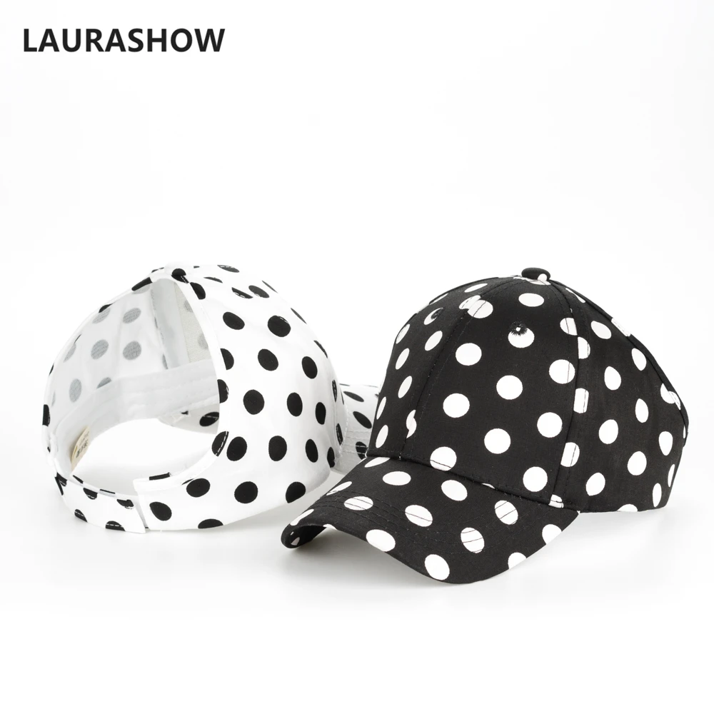 

Laurashow 2019 Baby Boy Girl Dot Embroidery Cotton Baseball Caps Kids Sun Hat