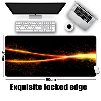 

Mairuige Beautiful Flame Effects Texture Pattern Big Size Mousepad Table Desk Mat Mice Pad for Gaming Lol Dota2 Csgo Pc Game