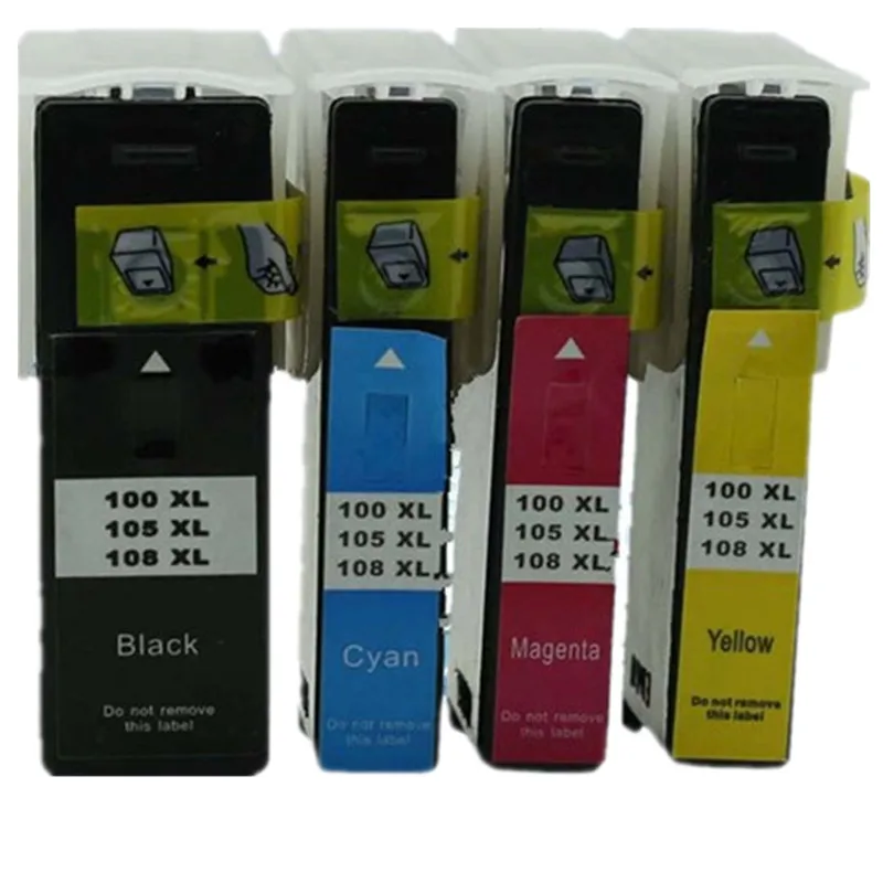 1 Set Чернильные картриджи Замена для Lexmark 100 100XL LM100/105/108 S816 S 301 302 305 405 409 505 605 308 408 508 608 815 PRO908 - Цвет: 1 Set