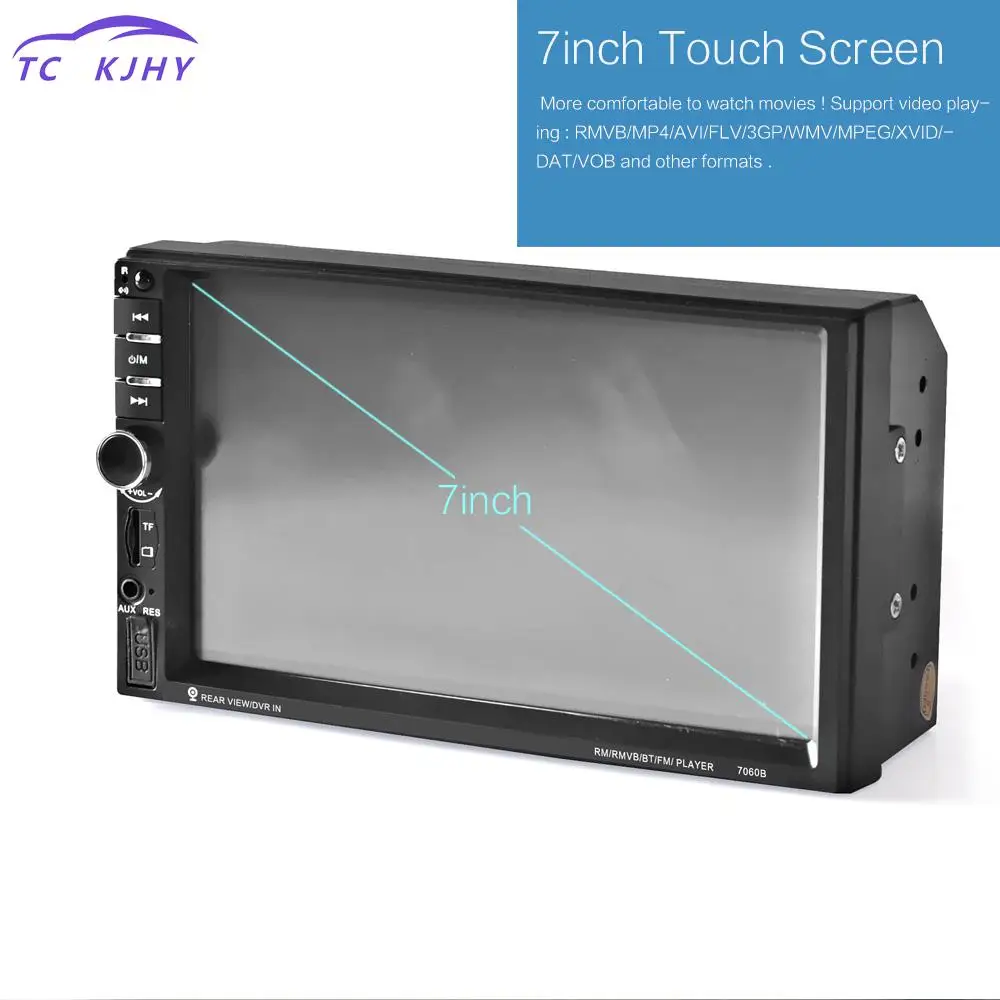 

2018 Auto 2-din Car Radio 7 Inch Bluetooth Tft Screen Car Audio Stereo Mp4 Player 12v Support Aux Fm Usb Sd Card Autoradio