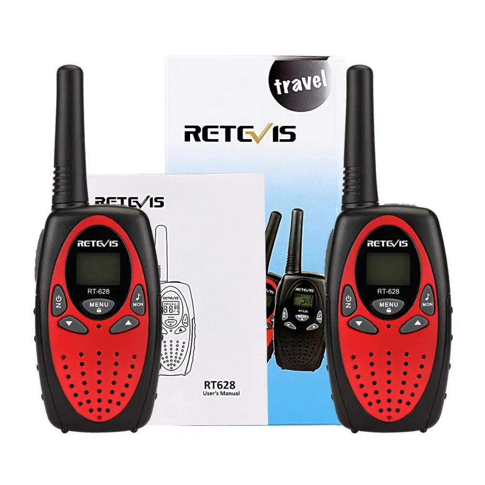 2 шт. RT628 рации Walkie Talkie 0.5 Вт UHF Европа Частота 8 КАНАЛЬНЫЙ 446 МГц ЖК Дисплей
