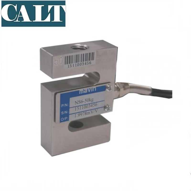

Cheap Taiwan Mavin NS6 S Type Load Cell 50kg 100kg 100kg 150kg 200kg Pull Pressure Weight Sensor Used for Lifting Scales