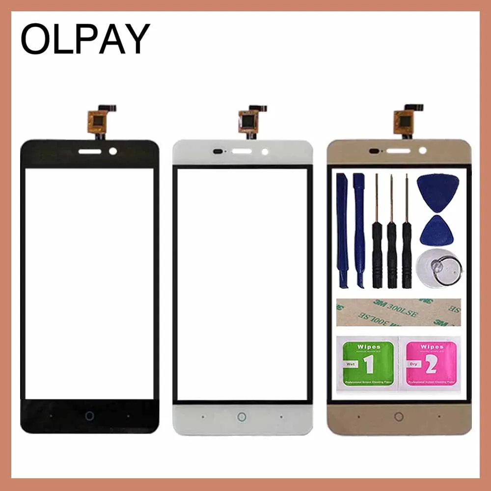 

OLPAY 5.0'' Mobile Phone Touch Screen Digitizer For ZTE Blade T620 A452 X3 D2 Touch Glass Sensor Tools Free Adhesive And Wipes