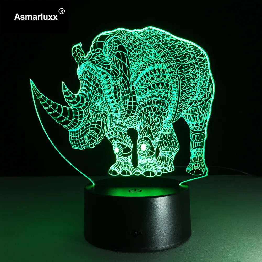 Asmarluxx 3d led lamp1254