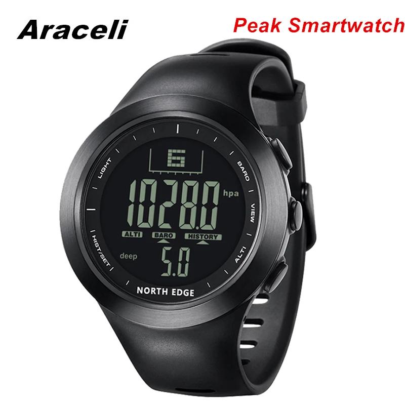 

Hot Sale Peak Sport Smart Watch Men Waterproof 100M Fishing Reminder Altimeter Barometer Backlight Weather Peak Smart Watch Men