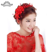 Свадебные повязки на голову, красивые кружевные цветочные повязки на голову, модные женские повязки на голову, простые элегантные аксессуары для невесты